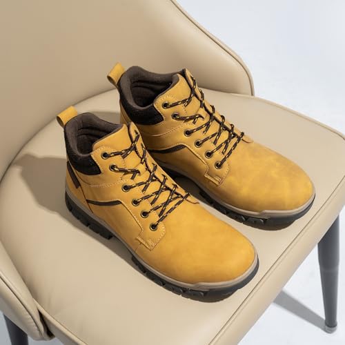 CGRRBW Men's Hiking Shoes Boots, Anti-Slip Outdoor Climbing Work Trekking Shoes for Men3