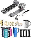 ATOMSTACK R8 PRO & H5 Rotary Chuck (Plastic), 360° Y-Axis Rotary Attachment for Irregular Cylinders, Mugs, Rings & Spheres, 10,000mm/min High-Speed Laser Engraver Accessory, Plug & Play