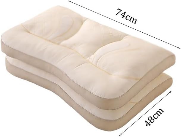 Neck Protecting Knitted Cotton Embroidered Soft Skin Friendly Pillow