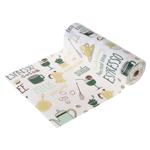 Image of Printing Antibacterial Cabinet pad Household Wardrobe mat Moisture pad Drawer pad Waterproof Non-Slip Paper pad Plastic Anti Slip Kitchen Cupboard Drawer Mat (3, 60 x 300cm)