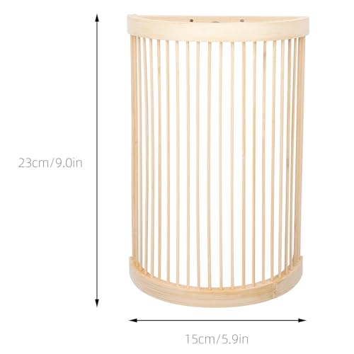 Lámpara de pared tejida de ratán beige para luz de noche e interior 2