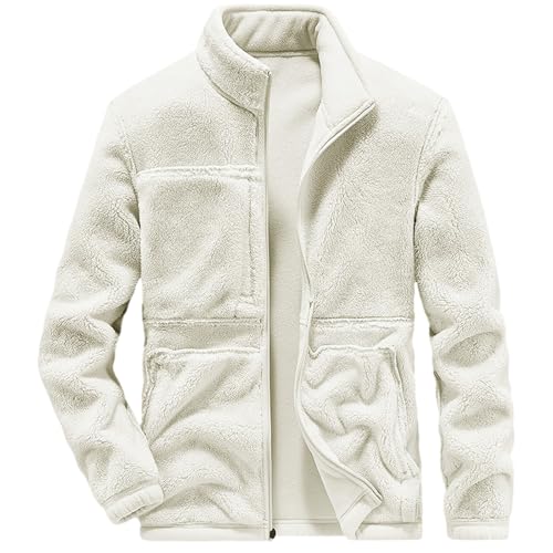 Blouson de travail multi poches veste homme cuir style