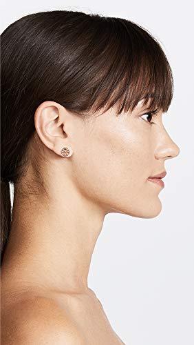 Image of Tory Burch Women's Icon Circle Stud Earrings
