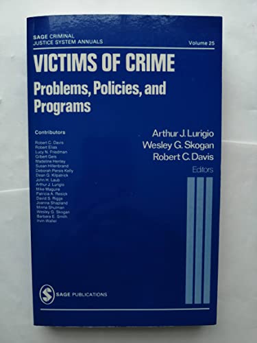 Victims of Crime: Problems, Policies, and Progr... 0803933703 Book Cover