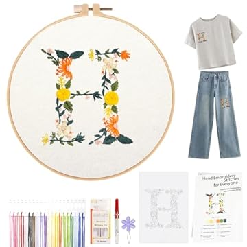 letter h embroidery design