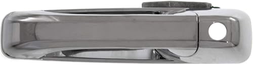 Miniatura 2 de KarParts360 Compatible con Ram 1500 2011-2017 Manija de puerta exterior lado del conductor delantero, cromada  con orificio para llave  Recorte