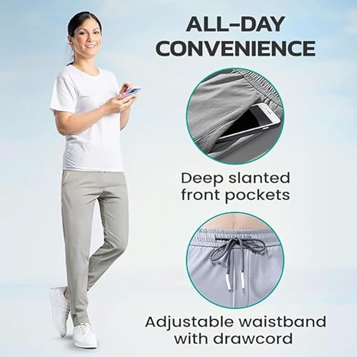 Palcomfy Senior Pants, Unisex Quick Dry Pull-On Stretch Pants, Glidepants for Men and Seniors2