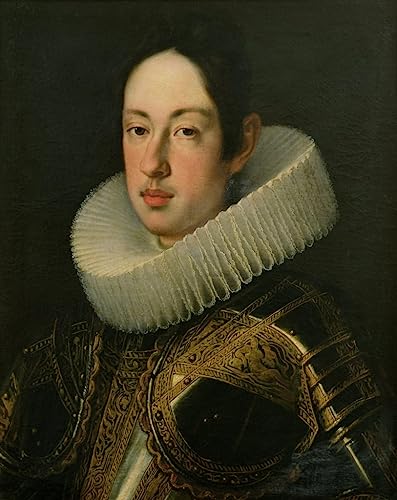 Tableau Portrait de Ferdinando II DeMedici par Sustermans Estampe Murale Premium