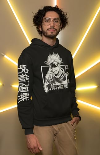 MOONSHINE Boys Hoodie Jujutsu Kaisen Black - Image 4