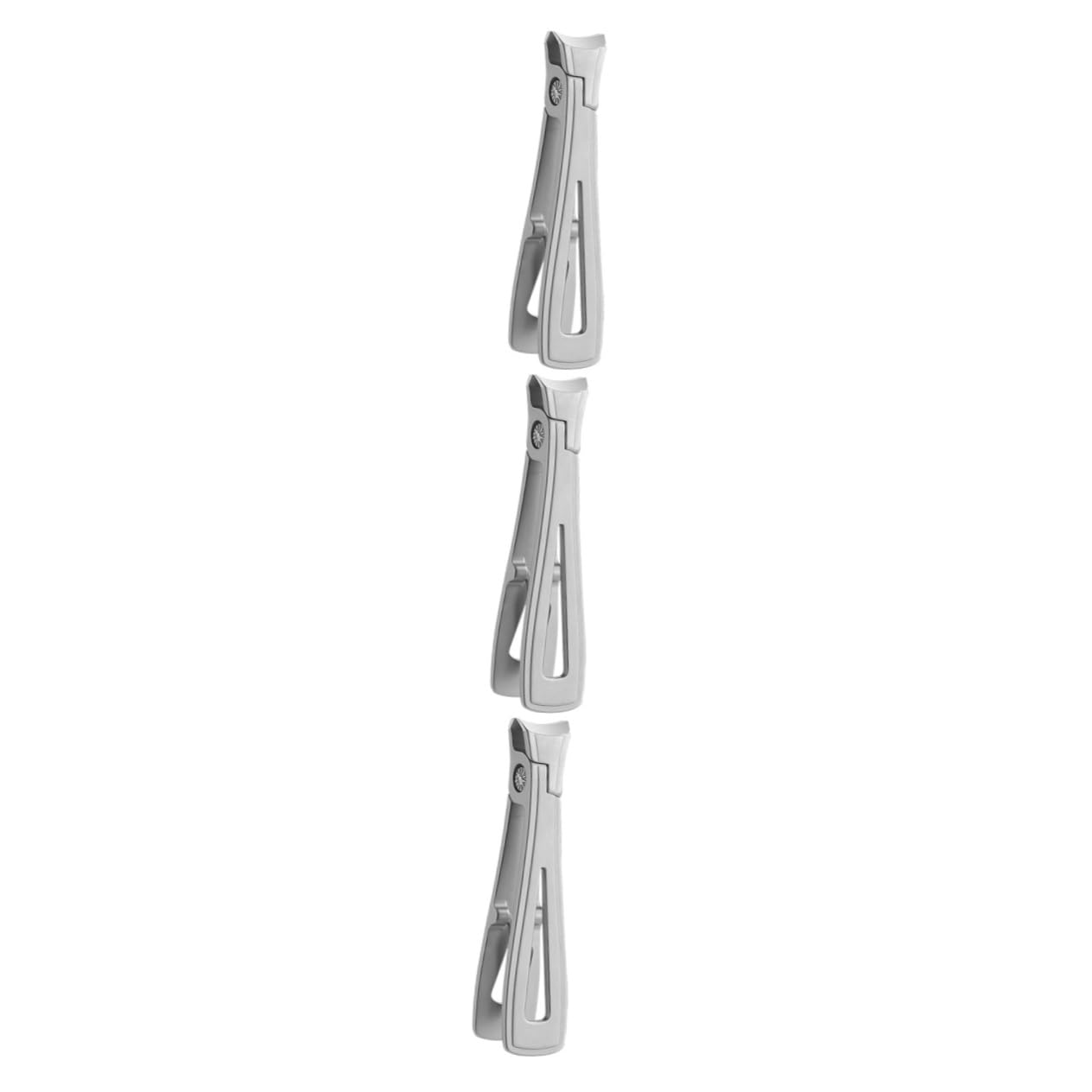 Healeved 3piezas Cortaúñas De Acero Inoxidable Cortador De Uñas De Pies y Manos Herramienta De Manicura Ergonómica y Resistente Para Uñas Gruesas y Duras
