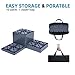 GarfatolRv RV Leveling Blocks Heavy Duty Camper Blocks and Interlocking Design Camper Levelers 10 Pack with Packing Bag Carrying Gray