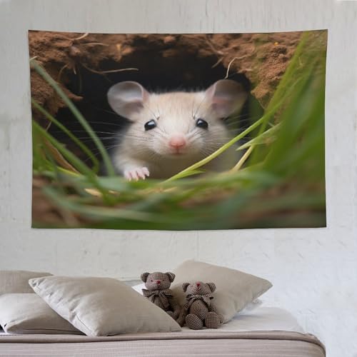 Tapisseries impression 3D DCCCY souris pour creer une ambiance salon moderne