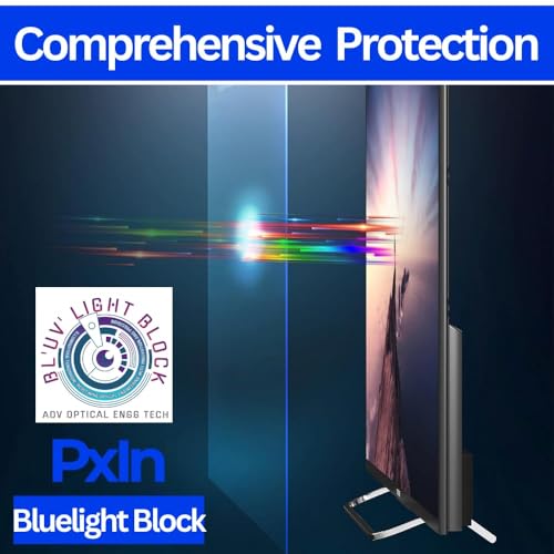 Image of Pxin 35 Inch (21:9) Monitor Screen Protector | Anti Glare | Touch Support | Blue Light Filter | 99% UV A /B /C Block | Scratch Resistant Matte Film | Reduce Digital Eye Strain