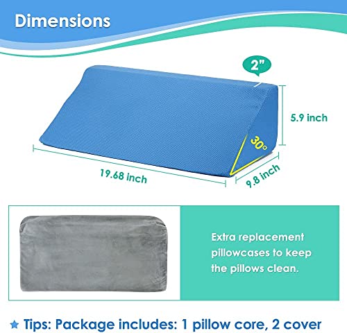 Cuscino a cuneo con posizionatore inclinabile di