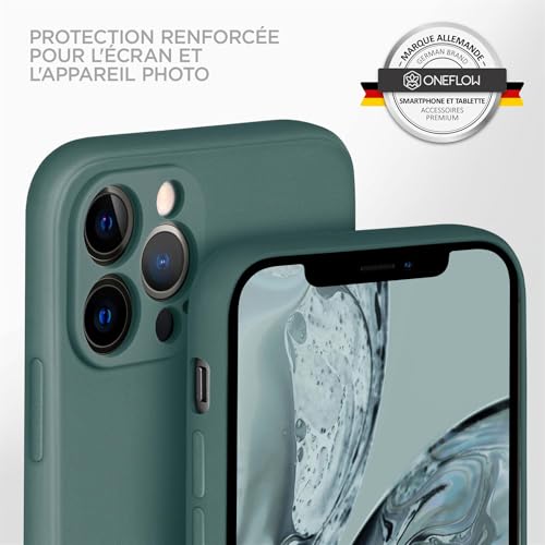 Coque iPhone 12 Pro Max silicone double couche contre les rayures d'écran