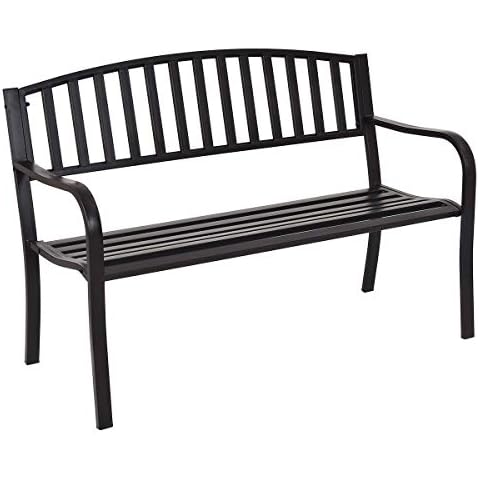 Banc de Jardin COSTWAY 3 Places Cover