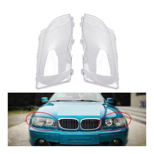 Abat-jour coque phare protection boîtier pour Série 3 E46 berline 4 portes 02-05