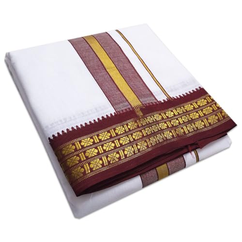 Image of vimayam pure cotton colour Dhoties 9X5
