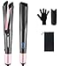Produktbild Missicee Haarglätter 2-in-1 Curl&Straight, geschwungene Stylingplatten zum Glätten, Locken & Wellen (digitales Display + 5 Temperatureinstellungen 150-230°) Glätteisen & Lockenstab