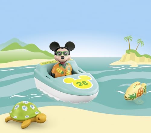 Playmobil Junior & Disney 71707 : Mickey avec bateau Playmobil - vue 8