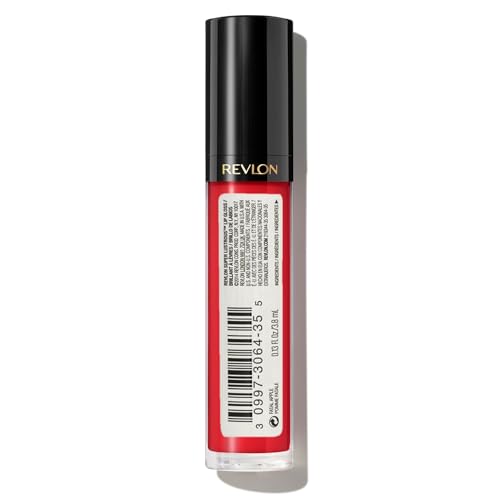 Image of Revlon Super Lustrous Lip Gloss, Non-Sticky, Hydrating, High Shine Finish, 240 Fatal Apple, 0.13 oz (Pack of 2)