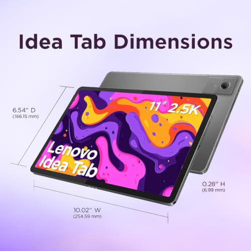 Image of Lenovo 11 inch Android 15 Tablet, 2.5K 90Hz IPS, 4GB RAM 384GB Storage(UFS+SD)