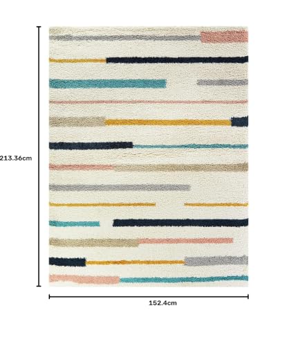 Image of Carpet for Living Room 5x7 feet Anti Skid Rug Colour Multy