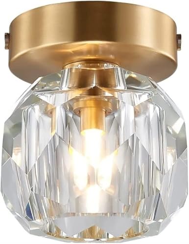 Éclairage de plafond encastré élégant avec lampe suspendue moderne finition laiton
