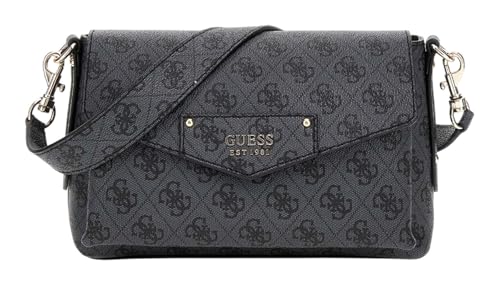 Sac bandoulière GUESS Brenton Coal Logo imprimé noir écoresponsable chic