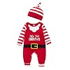Geagodelia Grenouillère de Noël pour bébé garçon et fille – Vêtements doux – My First Christmas