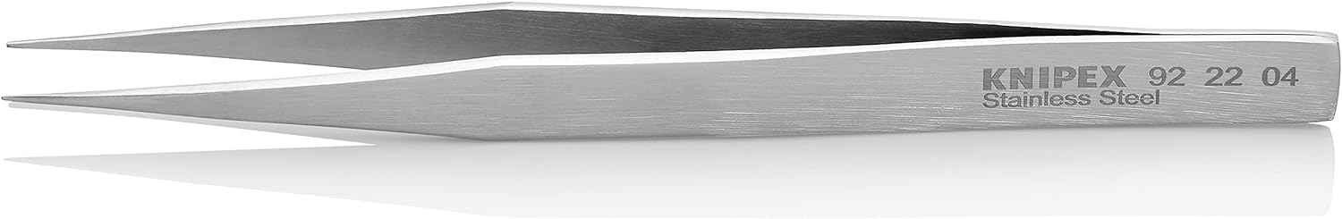 Knipex Silver 92 22 04 Precision Tweezers Pointed Shape 130 Mm