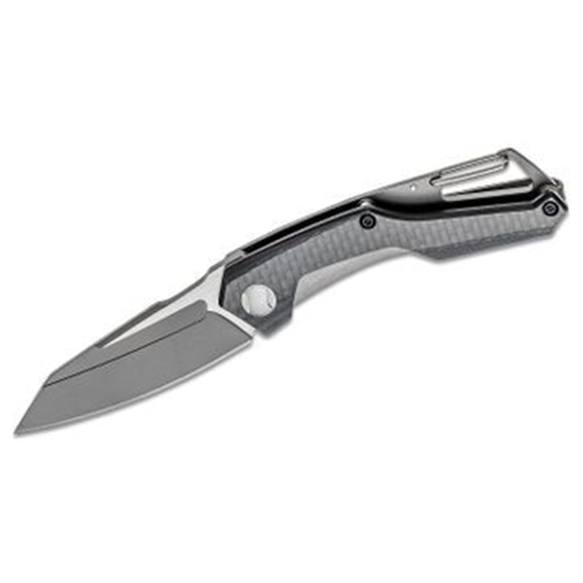 Reverb Pocket Knife, 2.5-in. 8Cr13MoV Manual Open Blade, Lightweight, Outdoor Knife for Hiking, Camping,Black