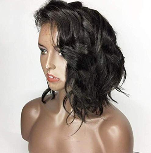 Perruque cheveux bouclés noirs 20 pouces pour masquer la perte de volume - 3