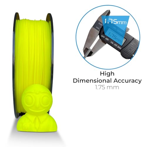 Image of NFIL3D Premium HS PLA+ Fluoro Yellow - 3D Printing Filament | Compatible with All 3D Printers | 1.75mm | 1Kg Nett Weight