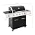 Royal Gourmet GA5404H Deluxe 5-Burner Gas Grill with Rotisserie Kit, Sear Burner, and Side Burner, 64,000 BTU Cabinet Style Propane Gas BBQ Grill, Outdoor Barbecue Party, Black