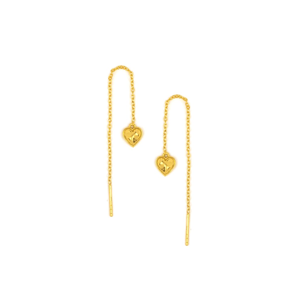 Shaya by Caratlane You and Your Untimely Yawns Heart Sui Dhaga Earrings in Gold Plated 925 Silver for women (B0CZRT8KKS) Amazon Price History, Amazon Price Tracker