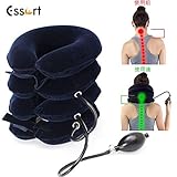 Inlagom ストレートネック ストレッチャー 首サポーター 4段 紺色 Inlagom ストレートネック ストレッチャー 首サポーター 4段 紺色