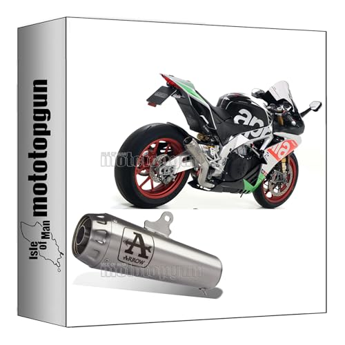 Silencieux Arrow 71214PRI Pro-Race en Nichrom Finition Premium pour Aprilia RSV4