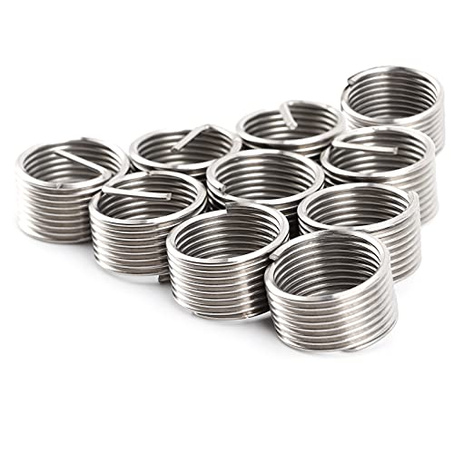 Miniatura 8 de Paquete de 10 helicoils, insertos de reparación de rosca de alambre de acero inoxidable surtido de insertos de rosca M16 X 1.5 X 1D herramienta de