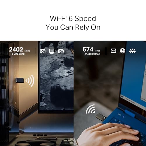TP-Link Archer TX50U AX3000 Wi-Fi 6 USB Wi-Fi Adapter for Desktop PC, Fast & Stable Dual Band Wireless Network Adapter, USB 3.0, Plug and Play, MU-MIMO|OFDMA|WPA3, Compatible with Windows 11/10 - image 4