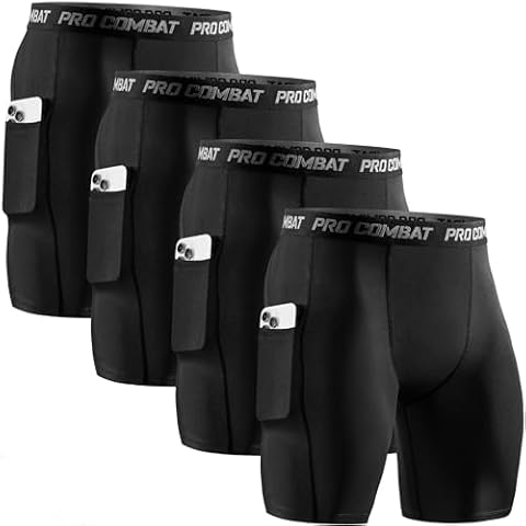 Niksa Compression Shorts Men with Pocket Cover