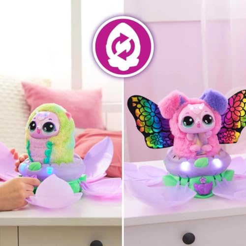 Hatchimals Bloomables Puppyfly, Interaktives Spielzeug mit Überraschung, doppelter Verwandlung und über 100 Geräuschen und Reaktionen… – Ansicht 3