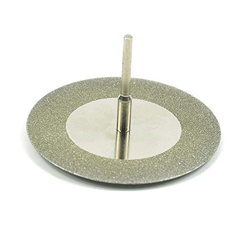 Ostrza do cięcia szkła, 5-częściowe diamentowe tarcze tnące z trzpieniem 16-60 mm do narzędzi Dremel i obrotowych(50mm With Shank)