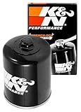 K&N Motorcycle Oil Filter: High Performance, Premium, Designed to be used with Synthetic or