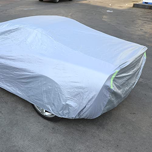 Image of Waterproof Car Cover Ultrashield Custom Compatible with Chevy Corvette C6 2005-2013, Car Cover All Weather Snowproof UV Protection Heavy Duty Weatherproof Outdoor