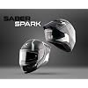 Axor Saber Spark ISI ECE and DOT Certified Lightweight Full Face Helmet for Men and Women with Pinlock Fitted Clear Visor and Advanced Ventilation-Black Grey-XL
