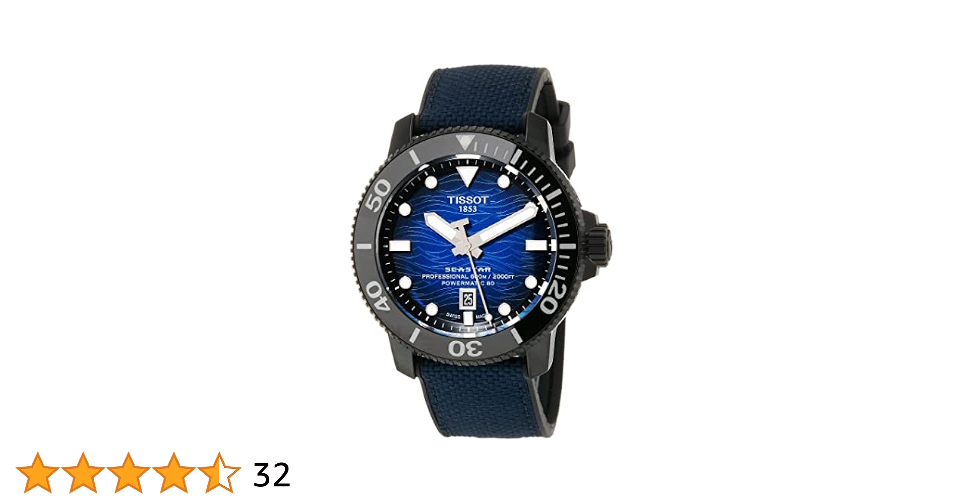Amazon.co.jp: [ティソ] 腕時計 TISSOT シースター レザーベルト