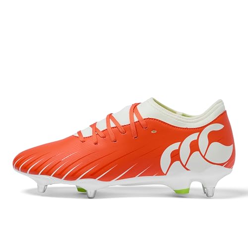 Canterbury Unisex Adult Speed Falcon Team Rugby Boot, Orange, 9