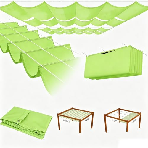 Voile d'ombrage rétractable imperméable coupe-vent terrasse 50x450 - 6