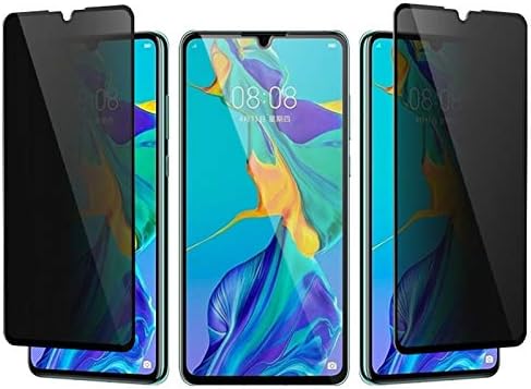 for Huawei P30 Privacy Screen Protector - 3D Curved Anti-spy Tempered Glass Screen Film, 9H Hardness Anti-Scratch Anti-Peep Screen Protector for Huawei P30 [2pack]